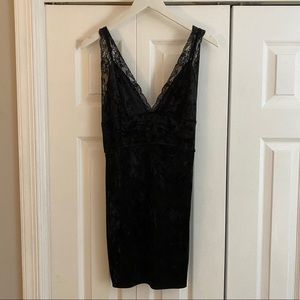 Free People Velvet Bodycon Dress
